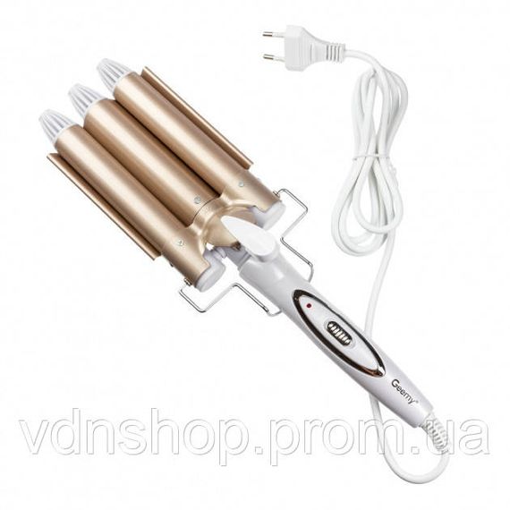 Плойка для гладкого волосся і локонів GEMEI GM-1988-25, Плойка для створення укладання волосся QC-91 | Зображення 2