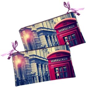 Косметичка жіноча Красная телефонная будка 20х12 см (K_KM076)