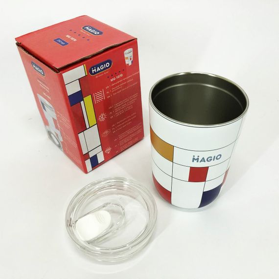 Термокухоль Magio MG-1070 0.35 л, Термокухоль для дітей, Термос для питної води, Термос для кави | Зображення 7