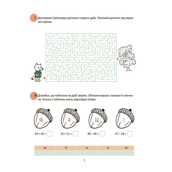 Летние каникулы "Крутые каникулы 1 класс" КТК001, 56 страниц | Зображення 2