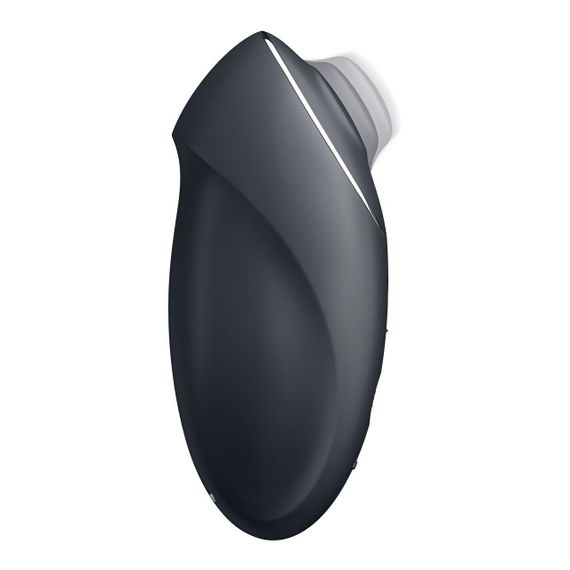 Вибростимулятор-пульсатор Satisfyer Tap & Climax 1 Grey, эффект постукивания пальцем, 2 мотора sexstyle | Зображення 1