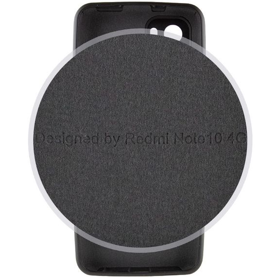 Чехол Silicone Cover Full Camera (AA) для Xiaomi Redmi Note 10 / Note 10s Full camera, Чорний / Black | Зображення 2
