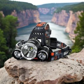 Надежный налобный фонарь Police 3000-T6+2XPE | Водонепроницаемый фонарик | Сверхмощный TQ-809 налобный фонарь