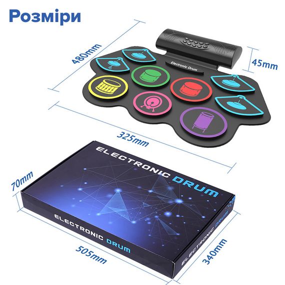 Гнучка ударна установка Musicality DRL9 _DrumRoll | Зображення 3