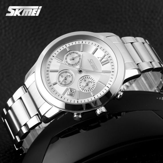 Skmei 9097SI Silver | Зображення 1