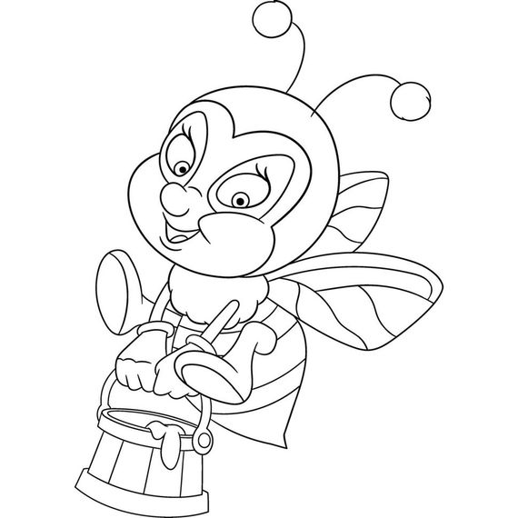 Розпис по полотну "Бджілка"Art Craft 15045-AC 25х30 см | Зображення 1