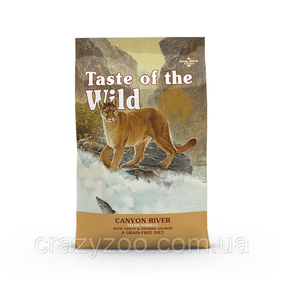Сухой корм для котов Taste of the Wild Canyon River Feline Formula с форелью и копченым лососем 6.6 кг