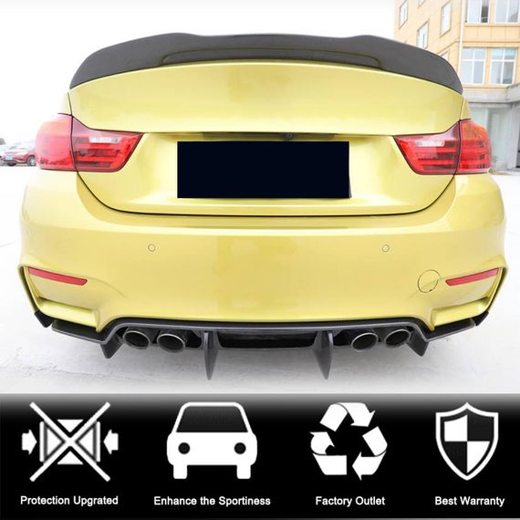 Спойлер кришки багажника Карбон V7 (для F82) для BMW 4 серія F-32 2012-2020 рр | Зображення 1