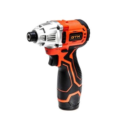 Шуруповерт GTM ударный IS12/120BL, 12В, 120Нм, 0-3000 об/мин, 2x2Ah (IS12/120BL) | Зображення 1