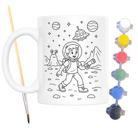 Набор для творчества кружка раскраска Космос 330 мл белая (КР0164)