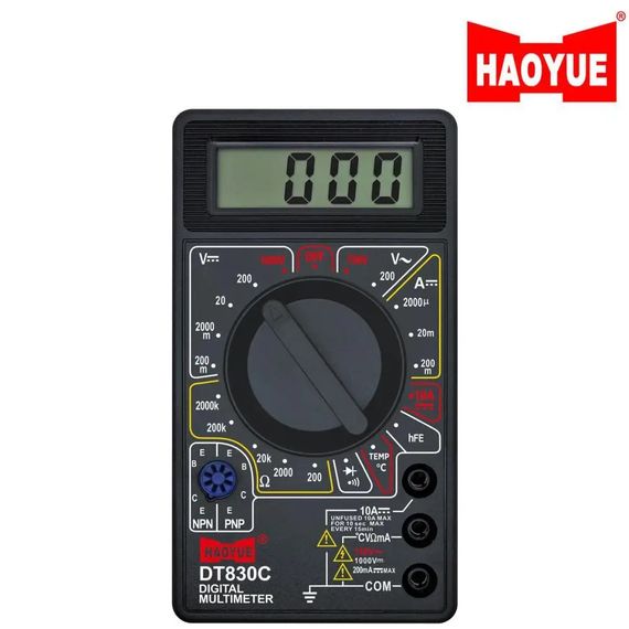 Мультиметр HAOYUE DT830C black