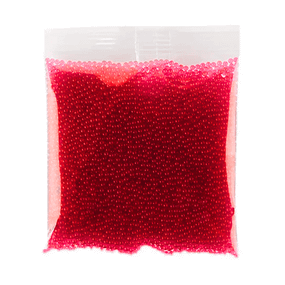 Гідрогелеві Кульки Орбізи Зростаючі у Воді 7-8 мм 10000 Штук Червоні