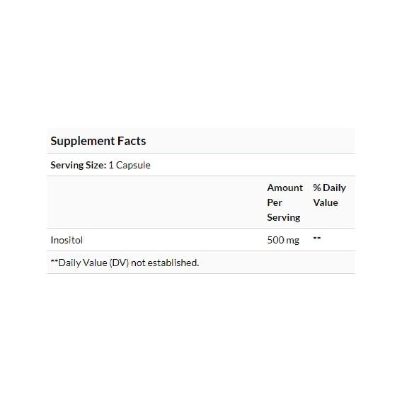 Інозитол Nature's Way Inositol, Once Daily 500 mg 100 Caps NWY40461 | Зображення 2