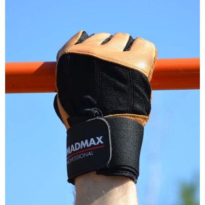 Перчатки для фитнеса MadMax MFG-269 Professional Brown XL (MFG-269-Brown_XL) | Зображення 1