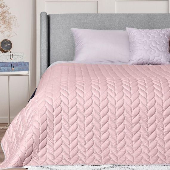 Покривало IDEIA 96041 Україна 220*240  Мікрофібра Пудровий