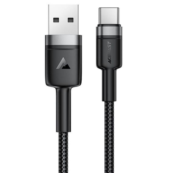 Дата кабель Acefast C22-04 USB to Type-C 60W (1.2m) Black