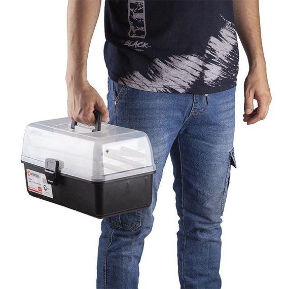 Ящик для інструментів 14.5" 365*215*200 мм INTERTOOL BX-6114 | Зображення 6