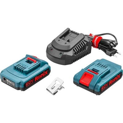 Шуруповерт Ronix ударный аккумуляторный 20В, 2Ah х 2 (8905K) | Зображення 3