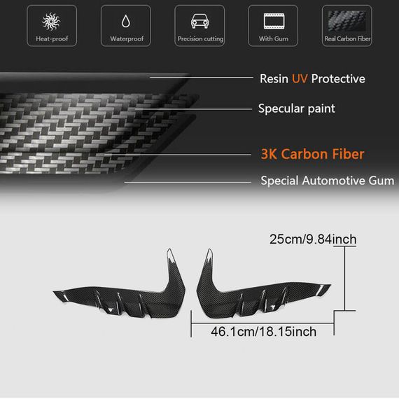Накладки на крила (Карбон) для Subaru BRZ 2021- рр | Зображення 5
