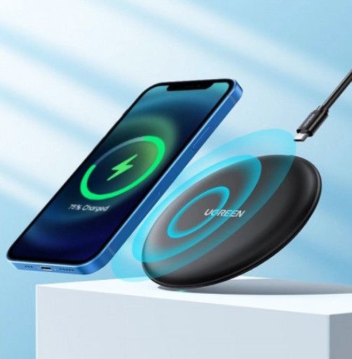 Зарядное устройство Ugreen CD186 Wireless Charging Pad 15 W Черный | Зображення 4