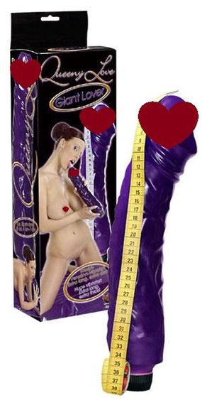 Вібратор GIGANT LOVER фіолетовий Sex Aura