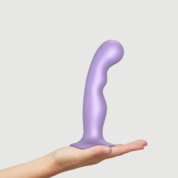 Насадка для страпона Strap-On-Me Dildo Plug P&G Lilas Metallic L | Зображення 1