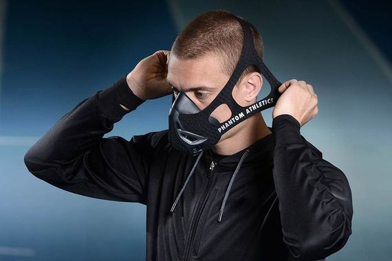 Маска для тренування дихання Фантом Training Mask Black L | Зображення 6