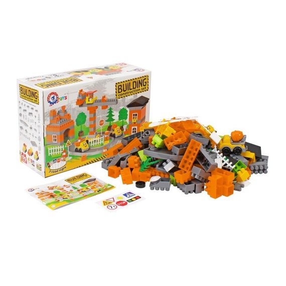 Игровой набор конструктор 9994TXK 170 деталей и 3 машинки | Зображення 1