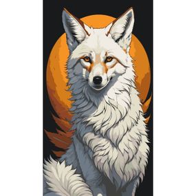 Картина по номерам "Полярный лис" 11545-AC 40x80 см