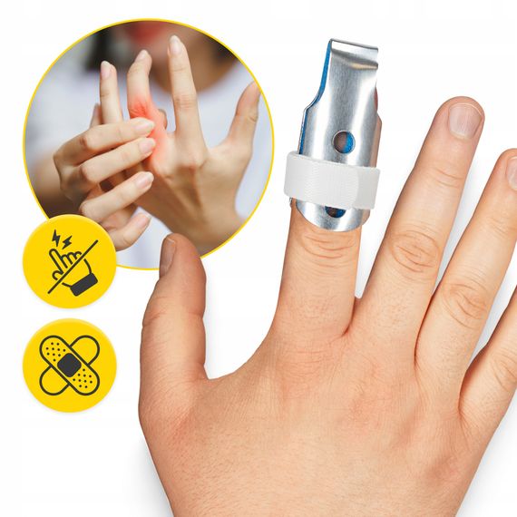 Фіксатор (бандаж) для пальця руки 4FIZJO MED 1 шт Size M (P-5905973407403) | Зображення 8