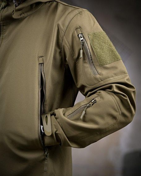 Тактична куртка софтшел LINKOLN олива ПП7948 | Зображення 2