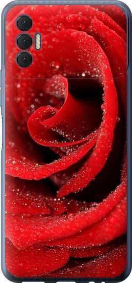 Чехол на Tecno Spark 8p KG7n Красная роза "529u-2526-17620"