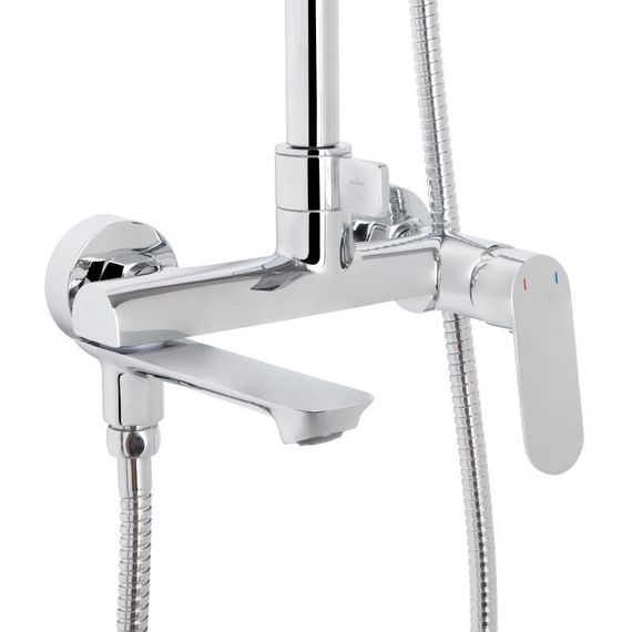 Душова система універсальна Qtap Evia на три споживача (з виливом) QTEVI111CRM47583 Chrome | Зображення 2