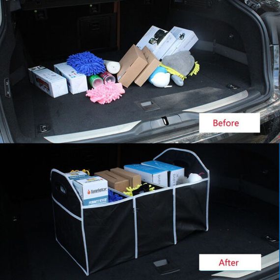 Автомобільний органайзер у багажник Car Boot Organizer Сумка з ручками в авто | Зображення 2
