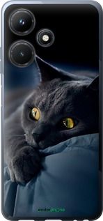 Чохол на Infinix Hot 30i Димчастий кіт "825u-3045-2448"
