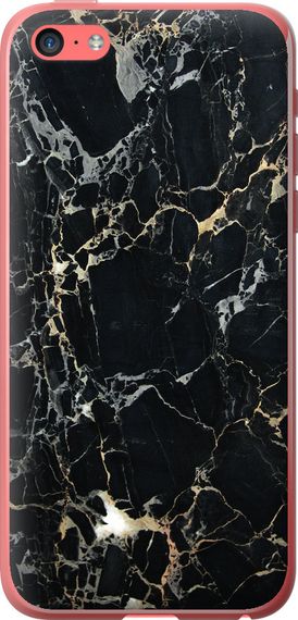Чехол на iPhone 5c Черный мрамор "3846u-23-17620"