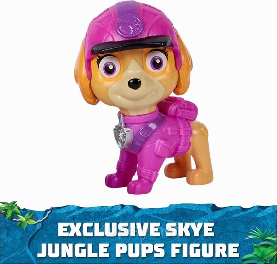Щенячий патруль у джунглях Літак сокіл і фігурка Скай Оригінал Paw Patrol Jungle Pups Skye Falcon Vehicle | Зображення 6