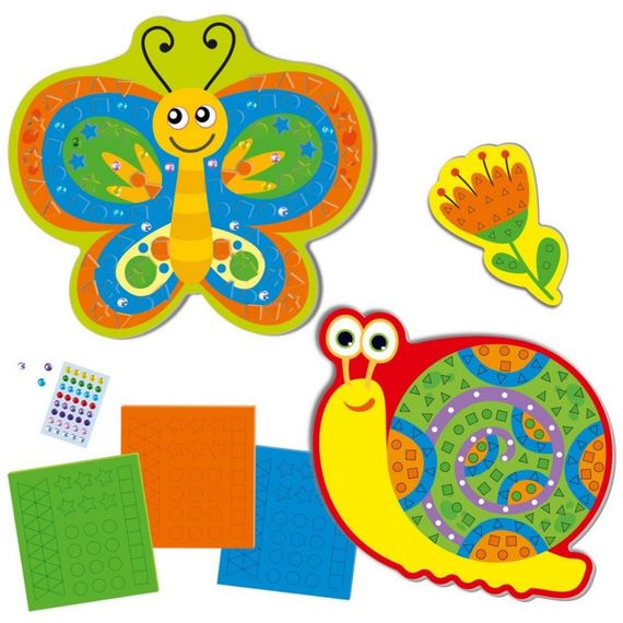 Набор для творчества "Волшебные букашки" VT4511-23 с мягкой мозаикой и стразами | Зображення 1