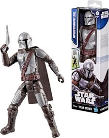Игровая фигурка Мандалорец 30 см Оригинал Hasbro Star Wars Titan Series The Mandalorian