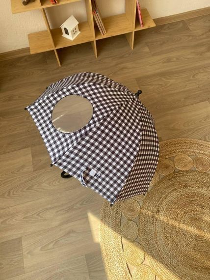 Парасолька дитяча напівавтомат Чорного кольору | Зображення 2