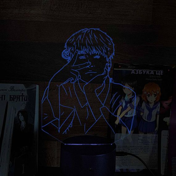 Акриловый светильник-ночник Мин Юнги синий tty-n001507