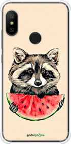 Чохол на Xiaomi Mi A2 Lite Єнотик з кавуном "4605sp-1522-2448"