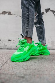 Кросівки B*lenc/aga Tr!ple S Neon Green, В'єтнам 0109