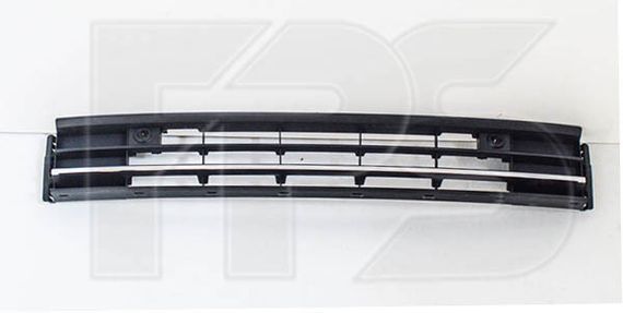 Решетка бампера средняя (с отв. под п/троник) VW Passat B8 '15- USA (FPS)