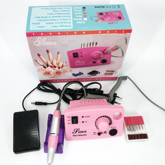 Фрейзер для манікюру і педикюру DM-211, Фрезер для кутикули манікюру Електричний апарат педикюру BI-33 | Зображення 3