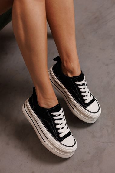 Кеди жіночі 591722 Чорні 36 37 38 39 40 | Зображення 9