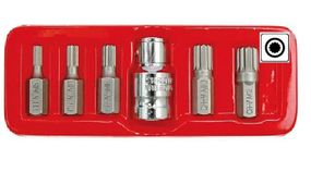 Набір насадки біти SPLINE спеціальні 1/2 6 штук VOREL-66760