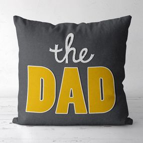 Подушка габардиновая c принтом The dad 30x30 (3P_FAM023)