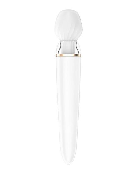 Смарт вібромасажер зі змінною головкою Satisfyer Double Wand-er | Зображення 1