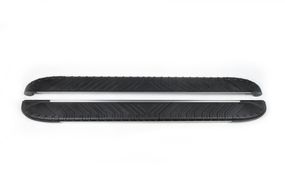 Бокові пороги Bosphore Grey (2 шт., Алюміній) для Jeep Cherokee KL 2013- рр